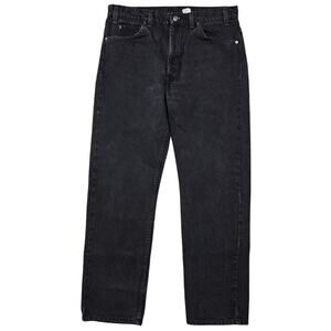 vintage levi's 505 orange tab jeans Men's 38x30 Black Measures 34x31
